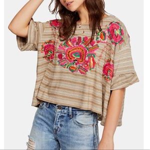 Free People Catalunya embroidered top